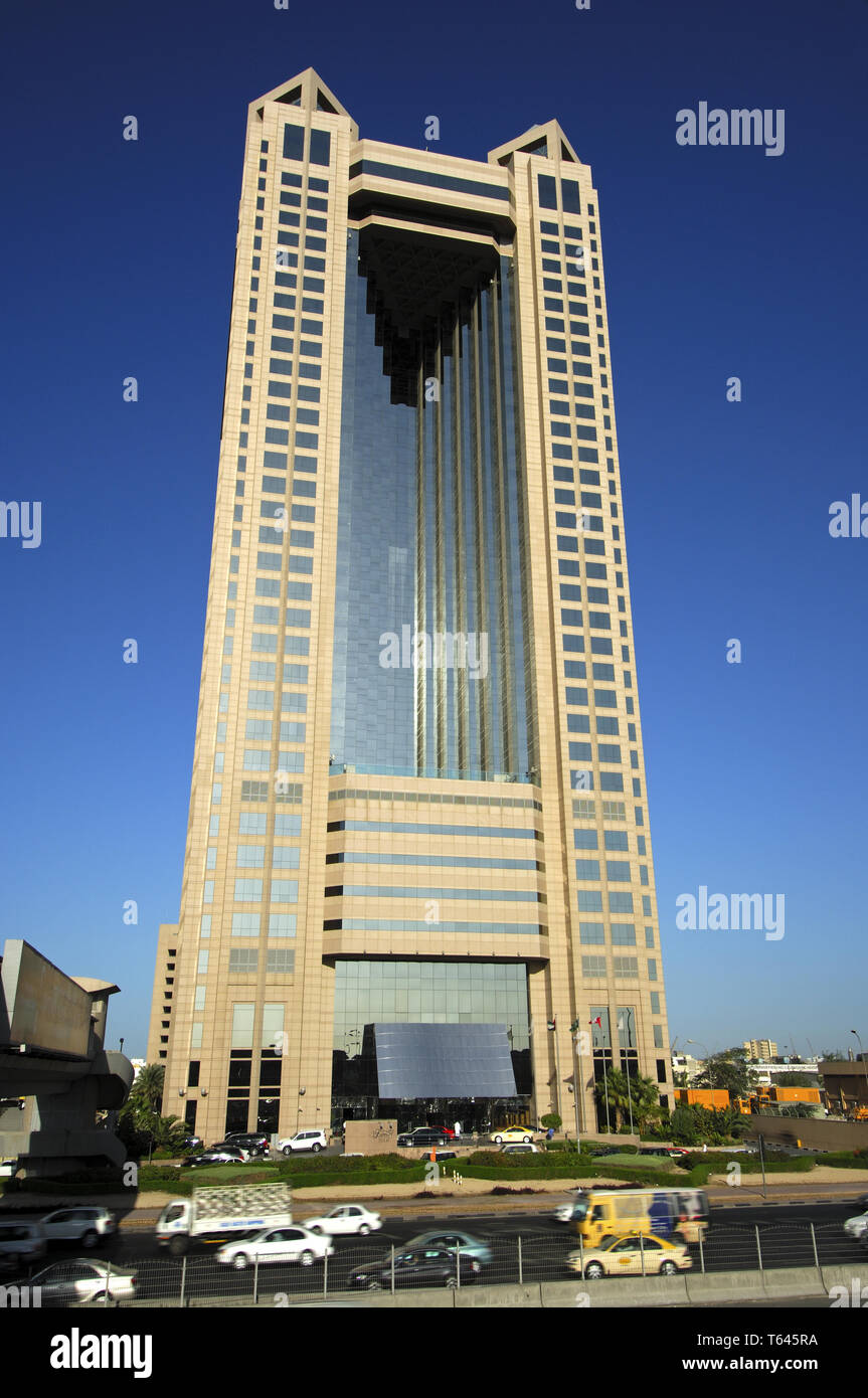 Sheikh Zayed Road, Dubai Foto Stock