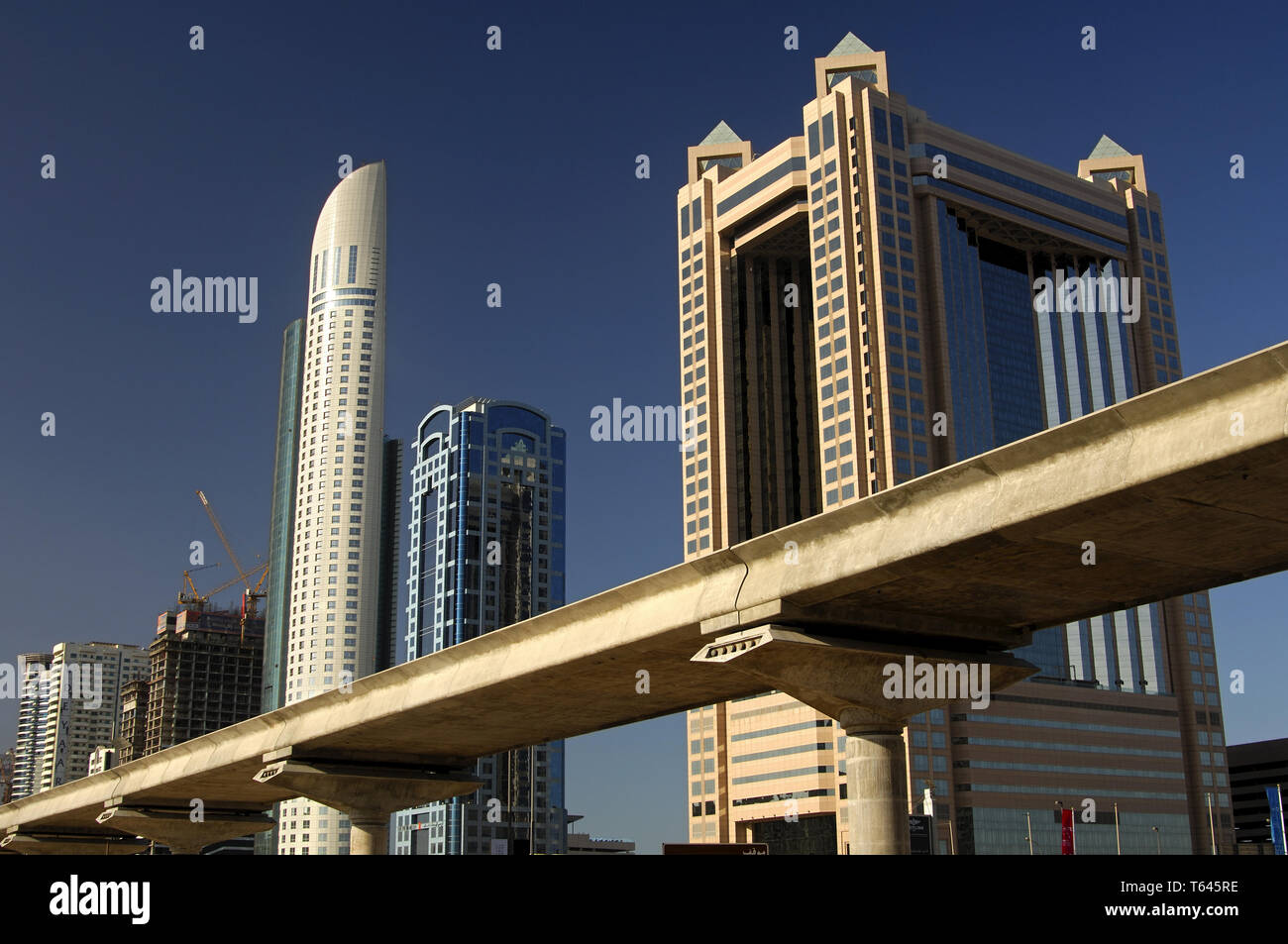 Sheikh Zayed Road, Dubai Foto Stock
