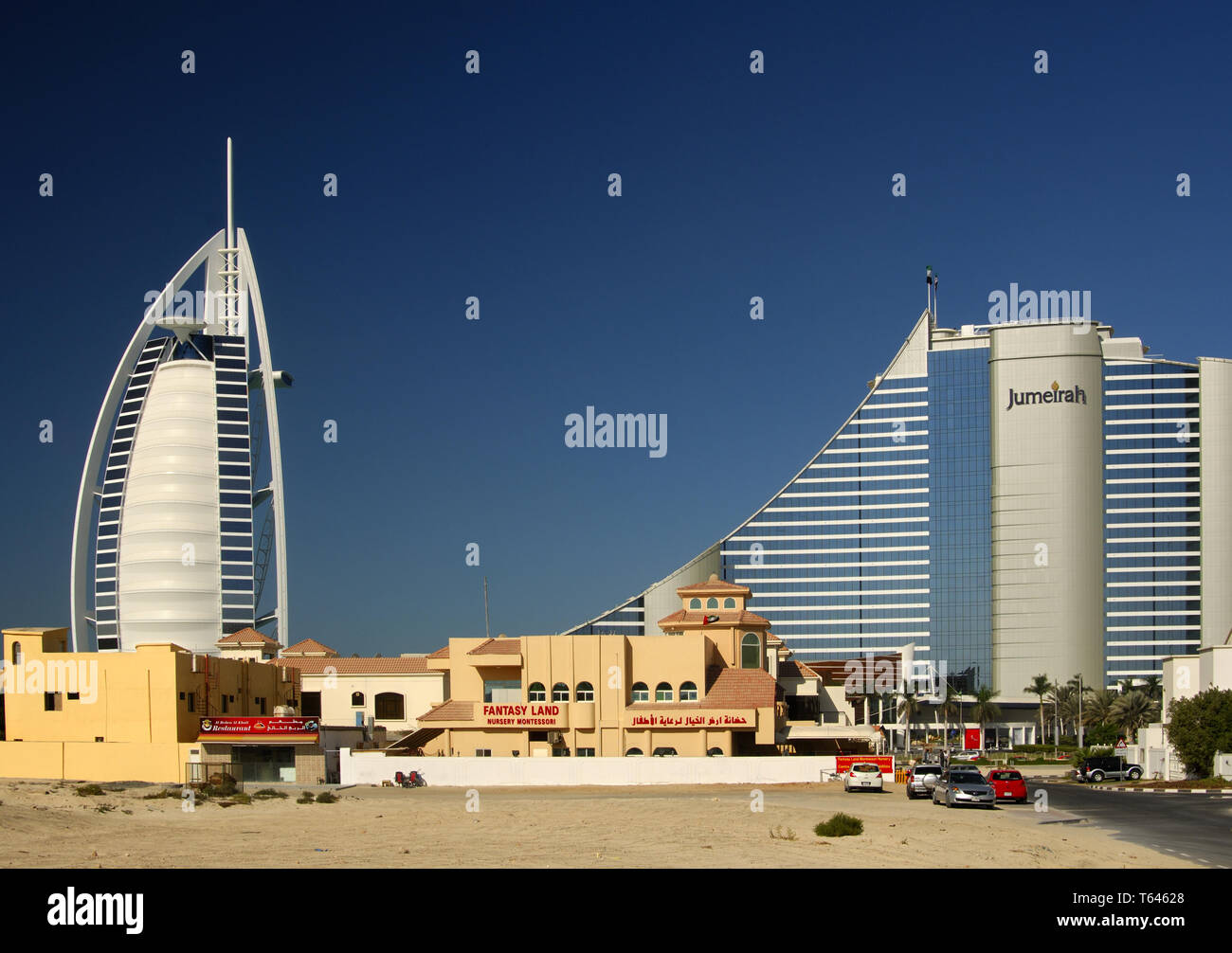 Burj al Arab Hotel in Dubai Foto Stock