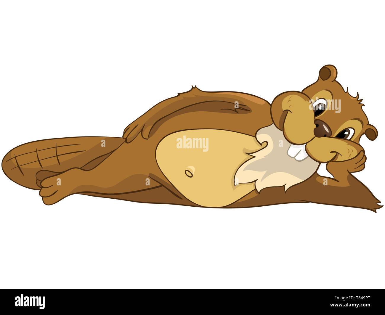 Beaver CREES Foto Stock