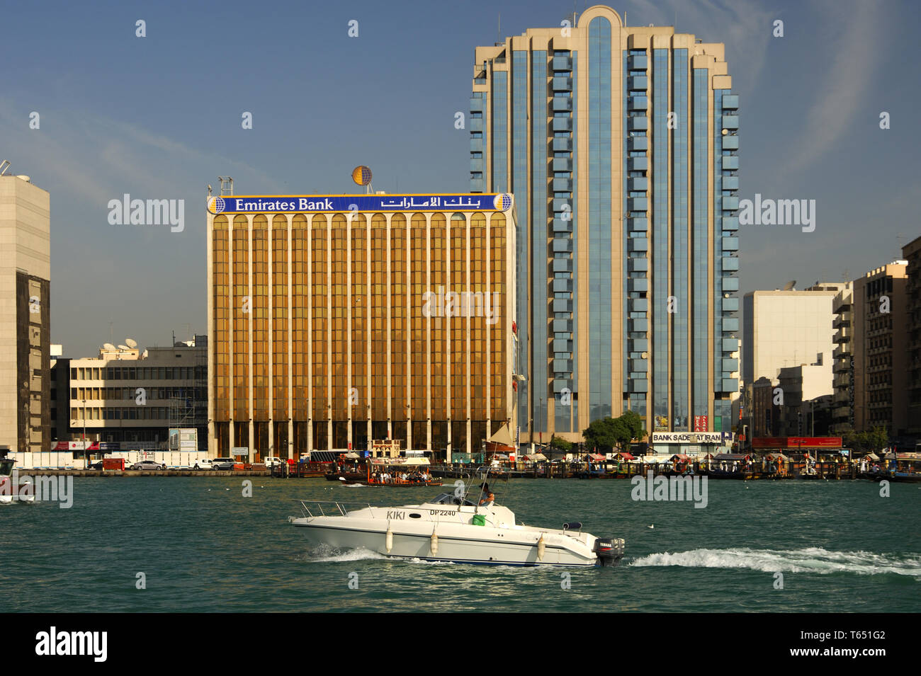 Il Dubai Creek di Dubai Foto Stock