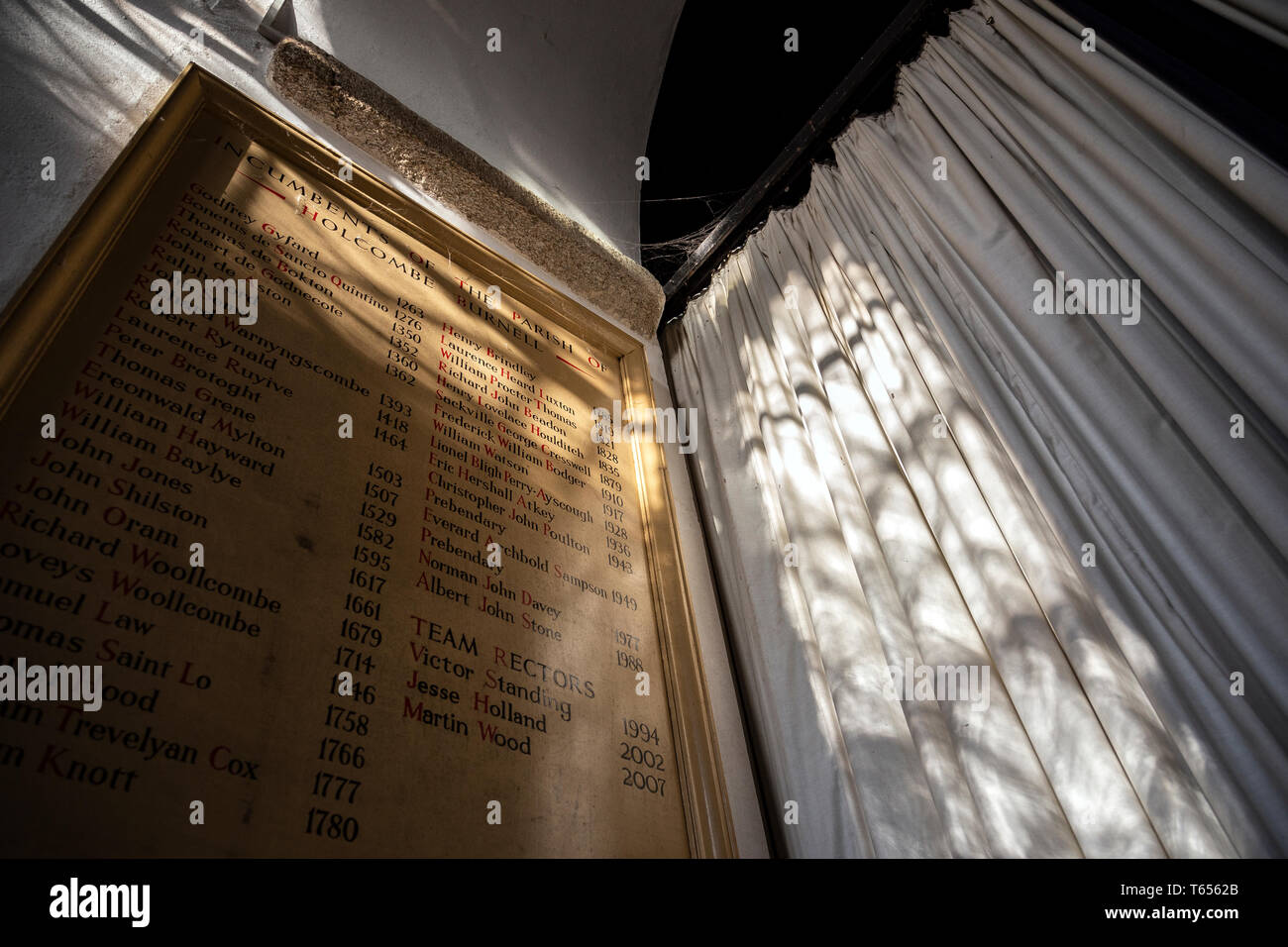 Chiesa, vetrate, UK, Dunkeld, corridoio, Cattedrale, Scozia, Architettura, Vetro - Materiale, orizzontale, navata, nessun popolo, fotografia, grandangolo, Foto Stock