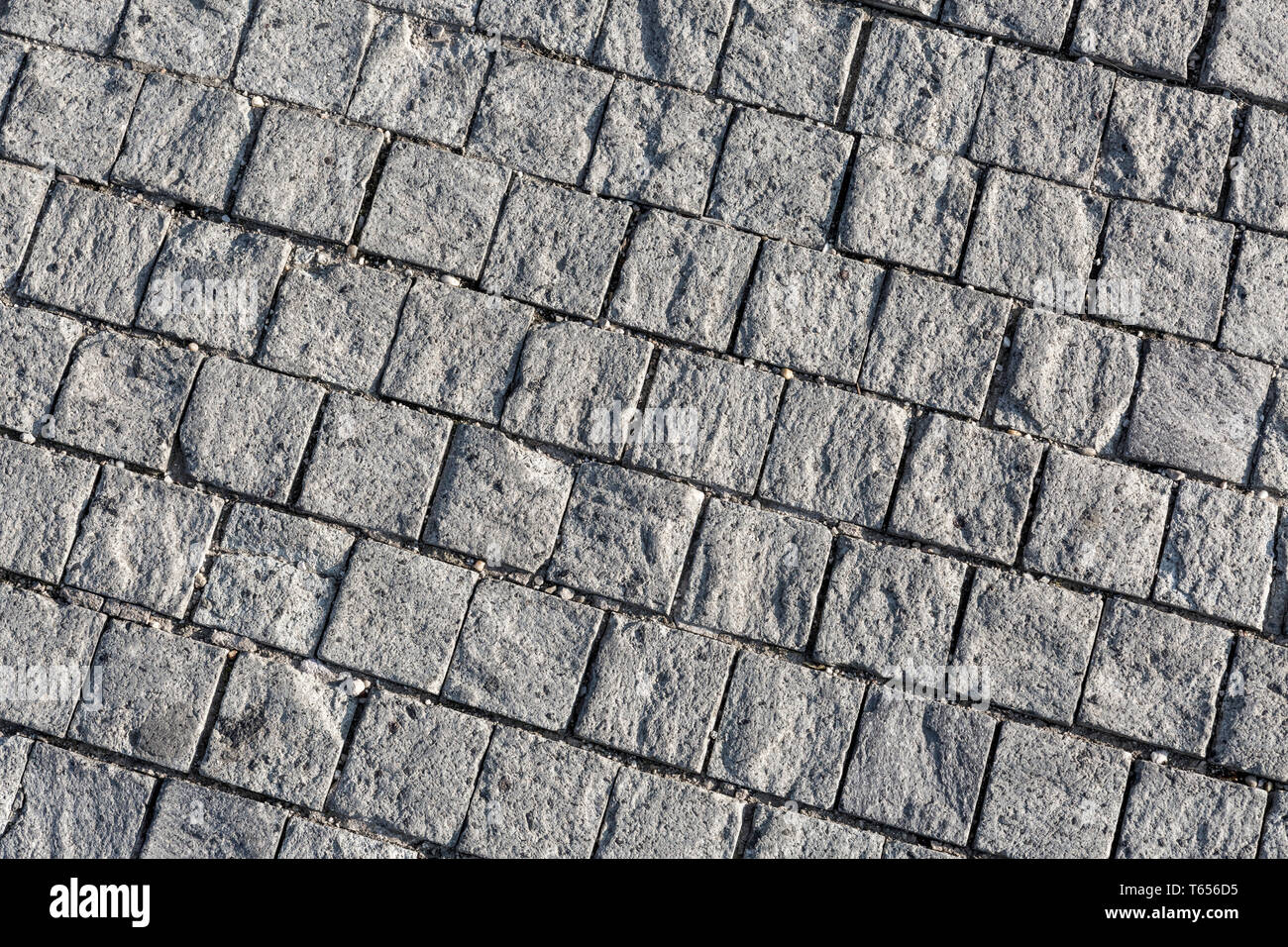 Mattone pattern di circolazione su strada Foto Stock