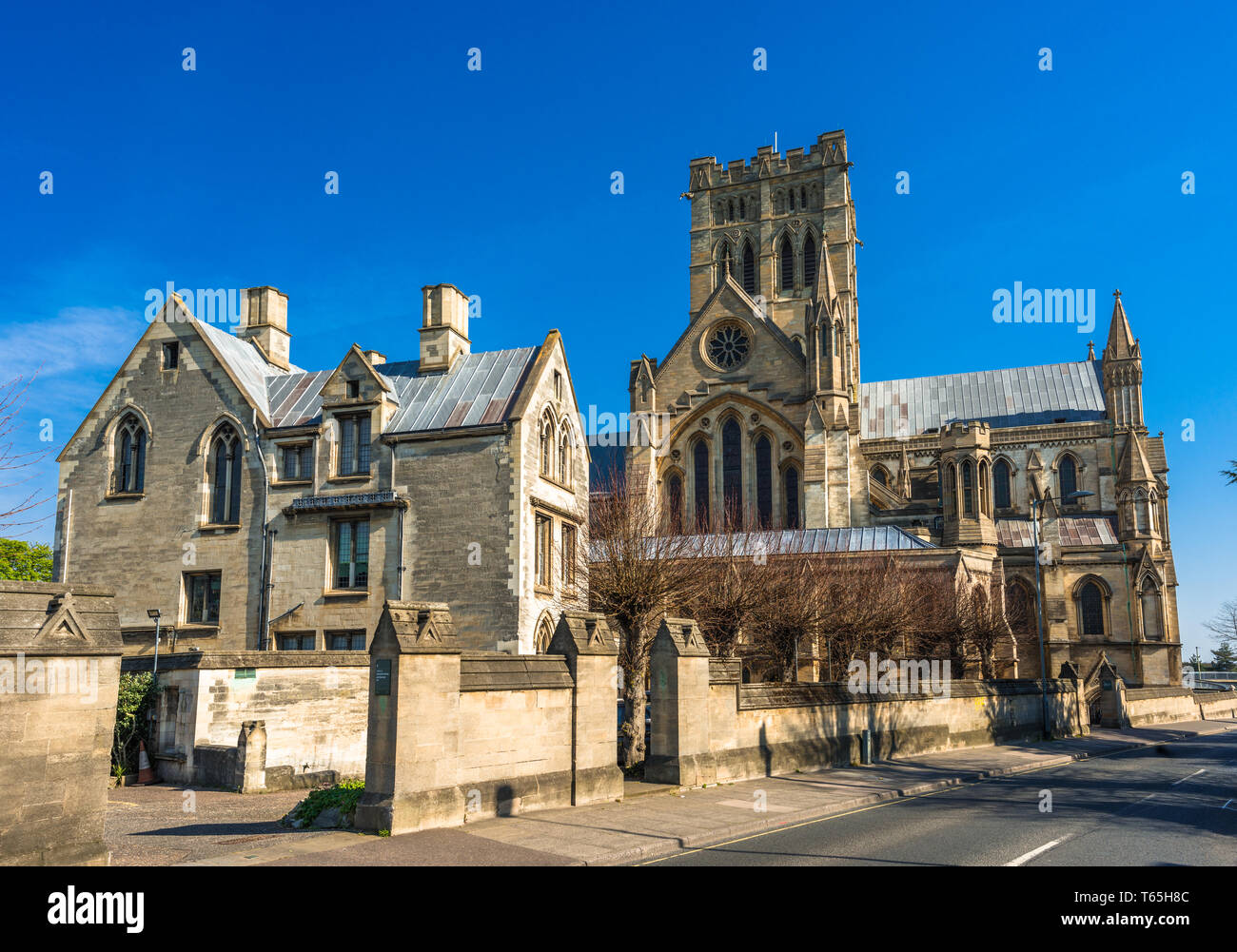 Cattedrale cattolica romana di San Giovanni Battista nel centro città di Norwich, Norfolk, East Anglia, Inghilterra, Regno Unito. Foto Stock
