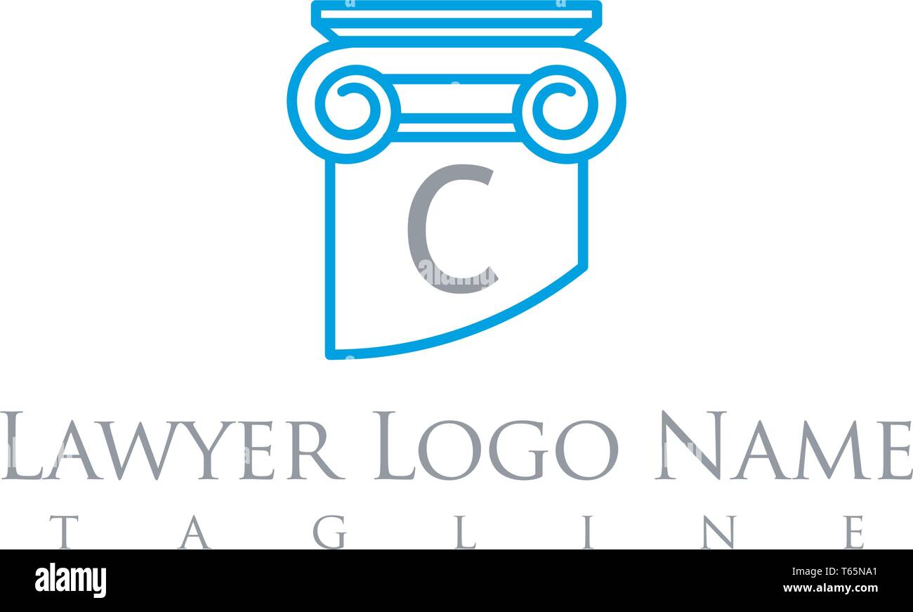 C LETTERA LOGO MODERNO Illustrazione Vettoriale