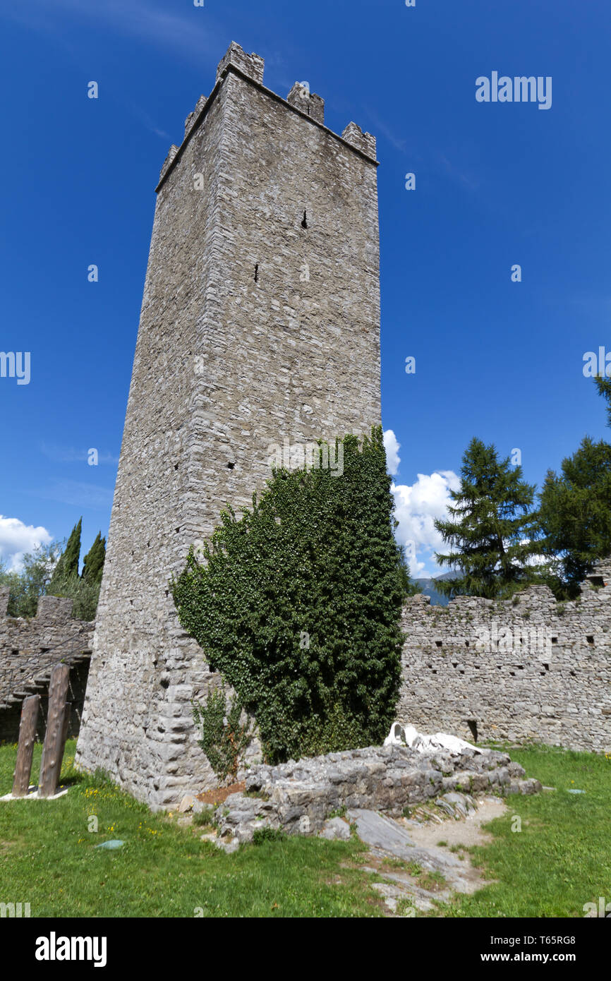 Varenna presso il lago di Como, Italia settentrionale Foto Stock