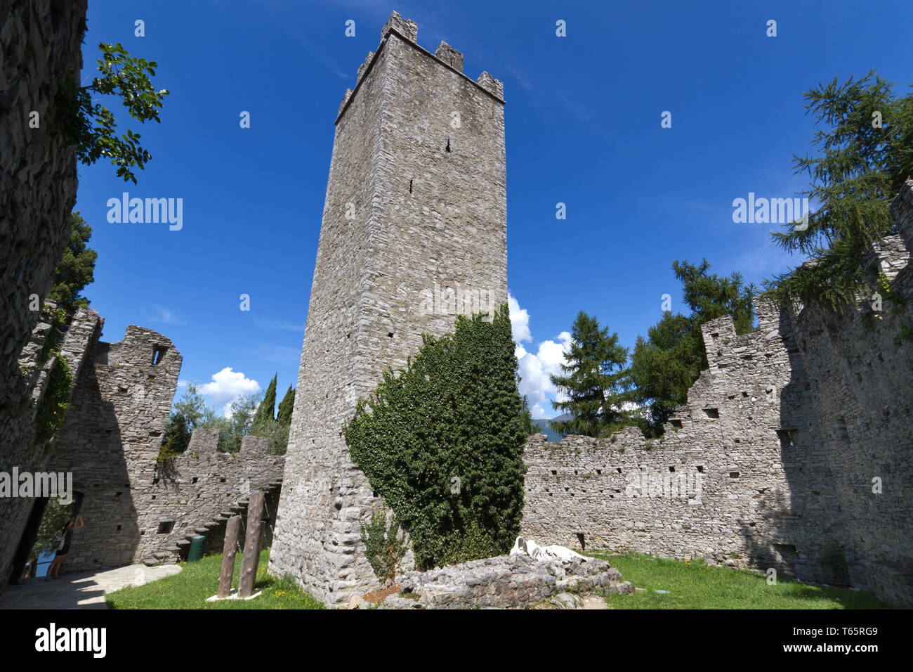 Varenna presso il lago di Como, Italia settentrionale Foto Stock