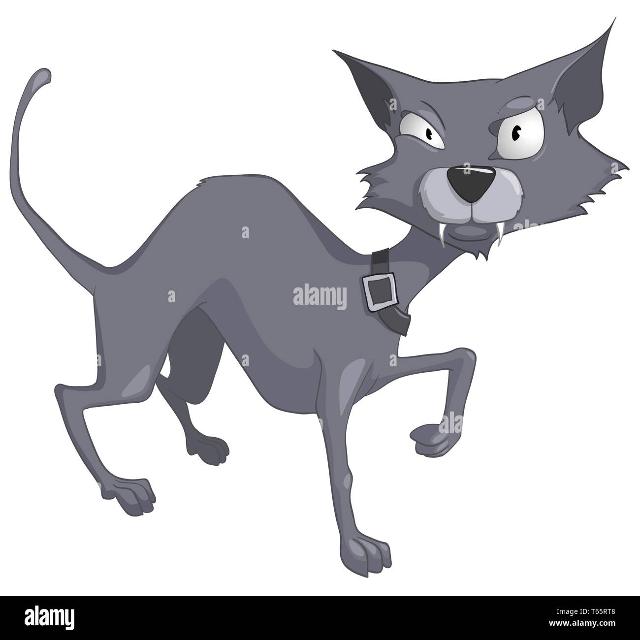 Personaggio dei fumetti Cat Foto Stock