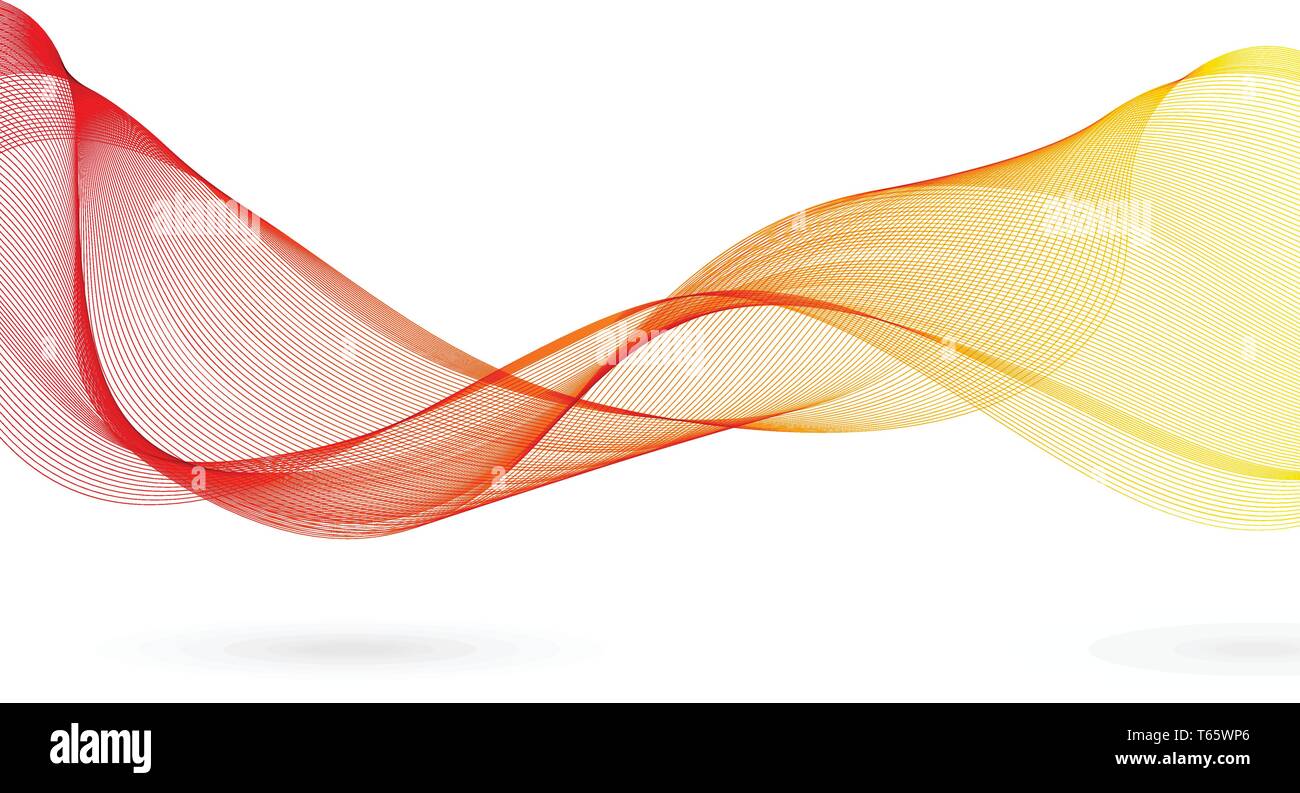 Ondulata sfondo astratto in due colori. Illustrazione Vettoriale