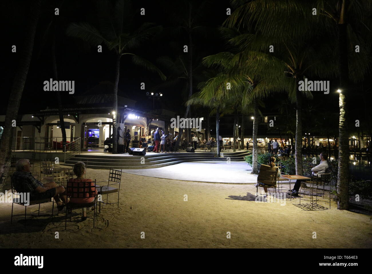 Progetto Ambientale Beachcomber ha perseguito per più di venticinque anni di una cittadinanza aziendale politica incentrata sulla protezione e sviluppare la sua naturale di un Foto Stock