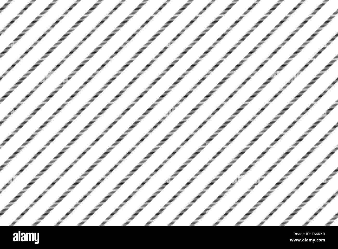 In bianco e nero a strisce classic seamless pattern. Illustrazione Vettoriale. Illustrazione Vettoriale