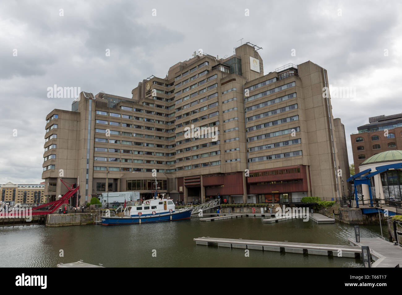 St Katharine Docks, Londra, Regno Unito Foto Stock