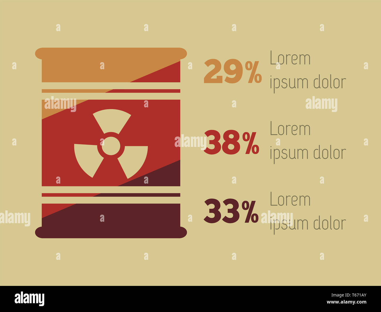 Elemento infografico Foto Stock