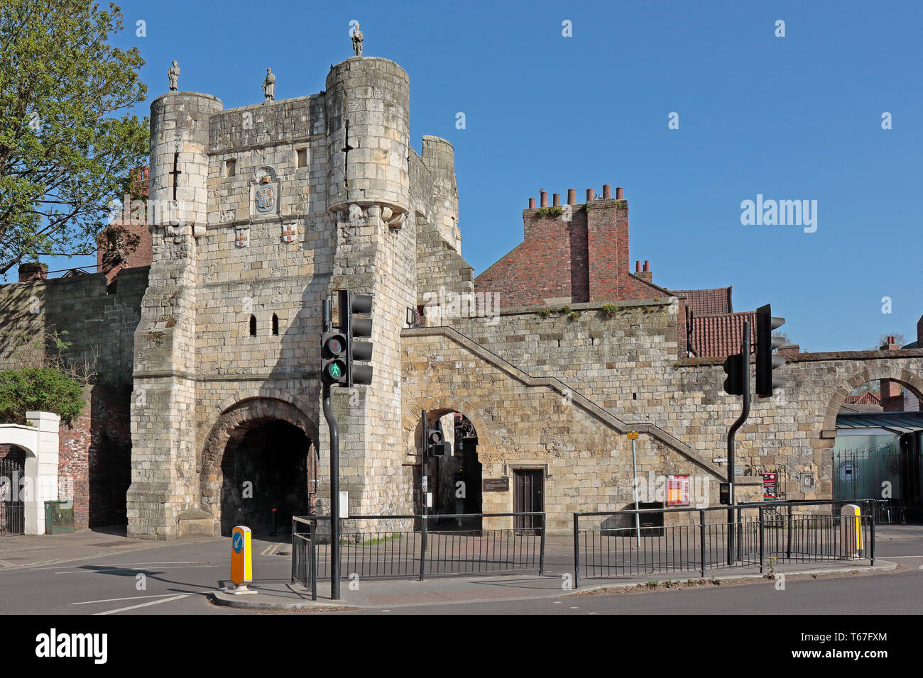 Bootham Bar, York City wall Foto Stock