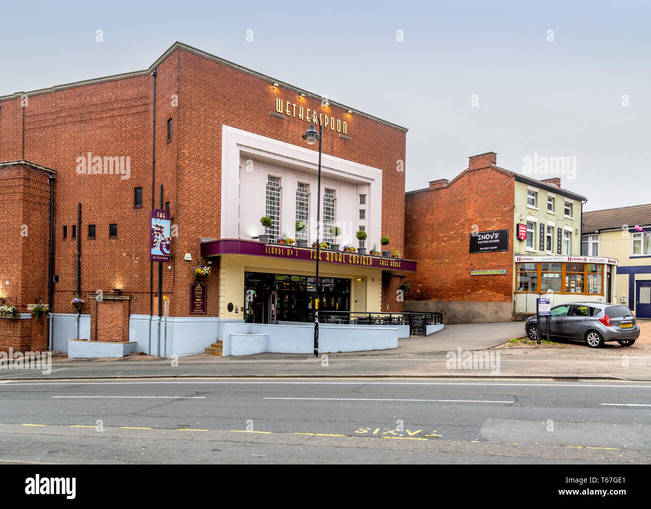 Unicorn Hill a Redditch town center Foto Stock