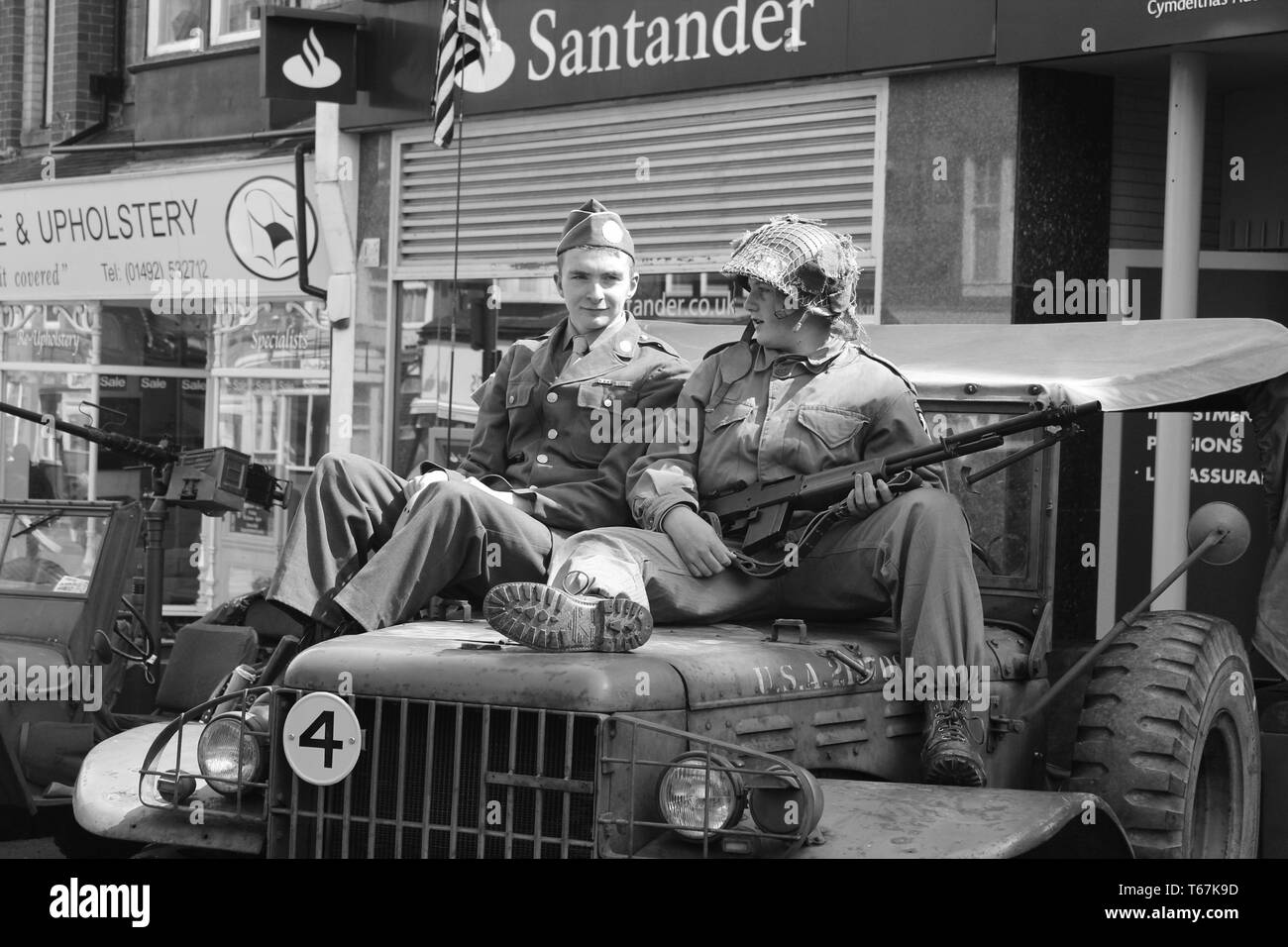 Colwyn Bay 1940s Festival Foto Stock