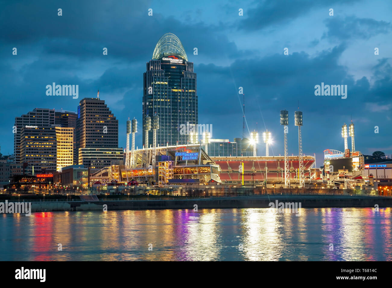 Great American Ball Park Stadium di Cincinnati Foto Stock