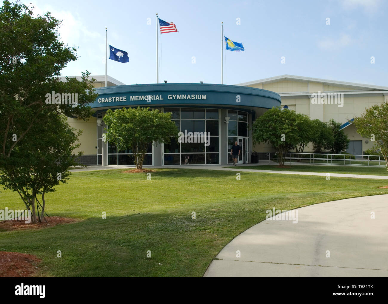 Crabtree Memorial palestra al mercato comune, Myrtle Beach South Carolina USA Foto Stock