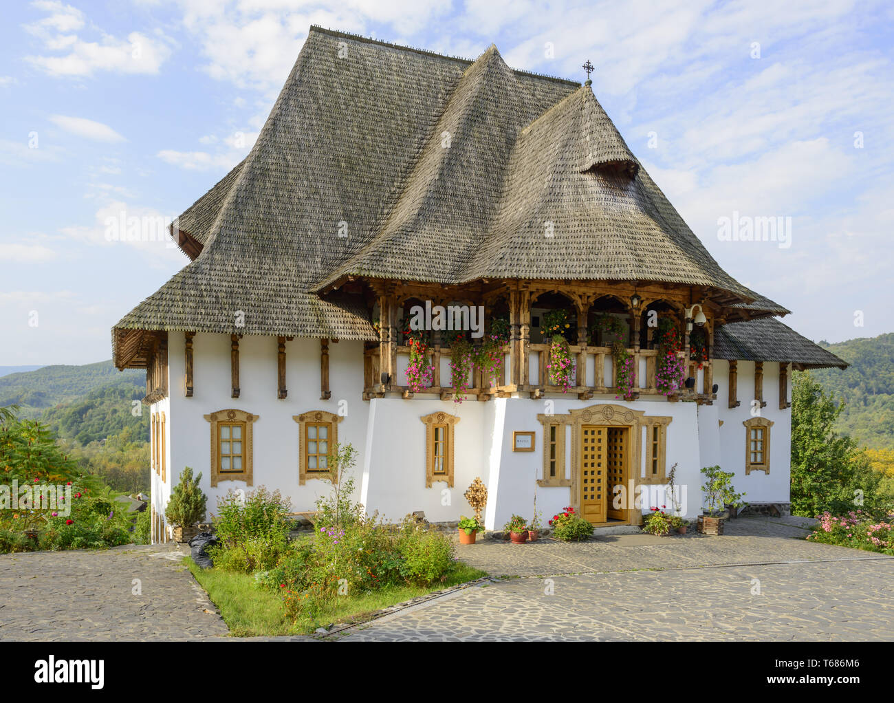 Barsana Monastero - Museo Foto Stock