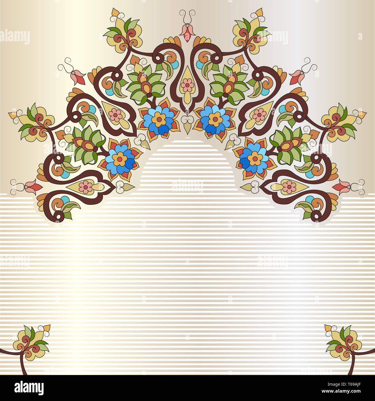 Coperchio ornamentale modello novanta otto Foto Stock