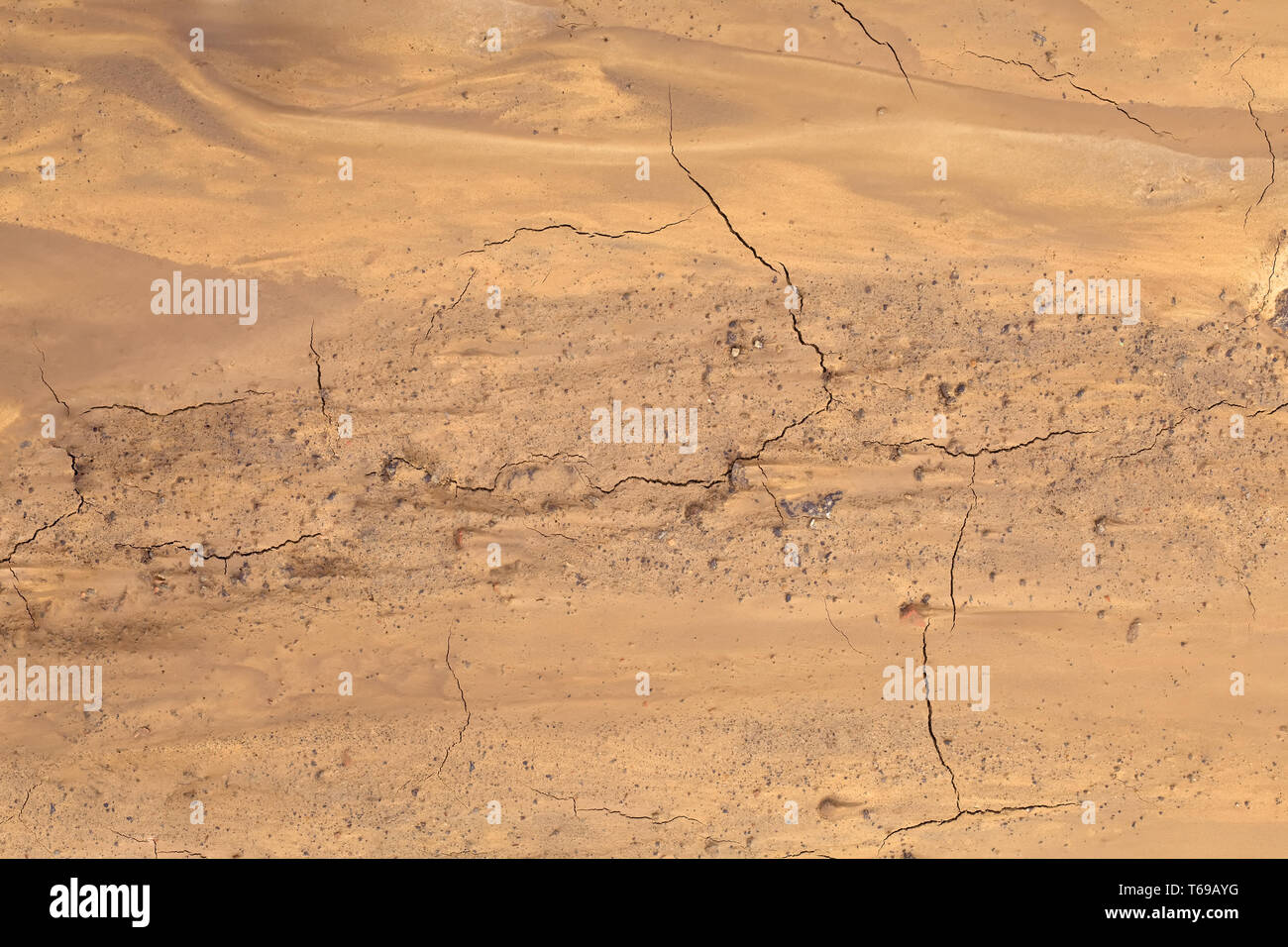 Marte massa di fango Foto Stock
