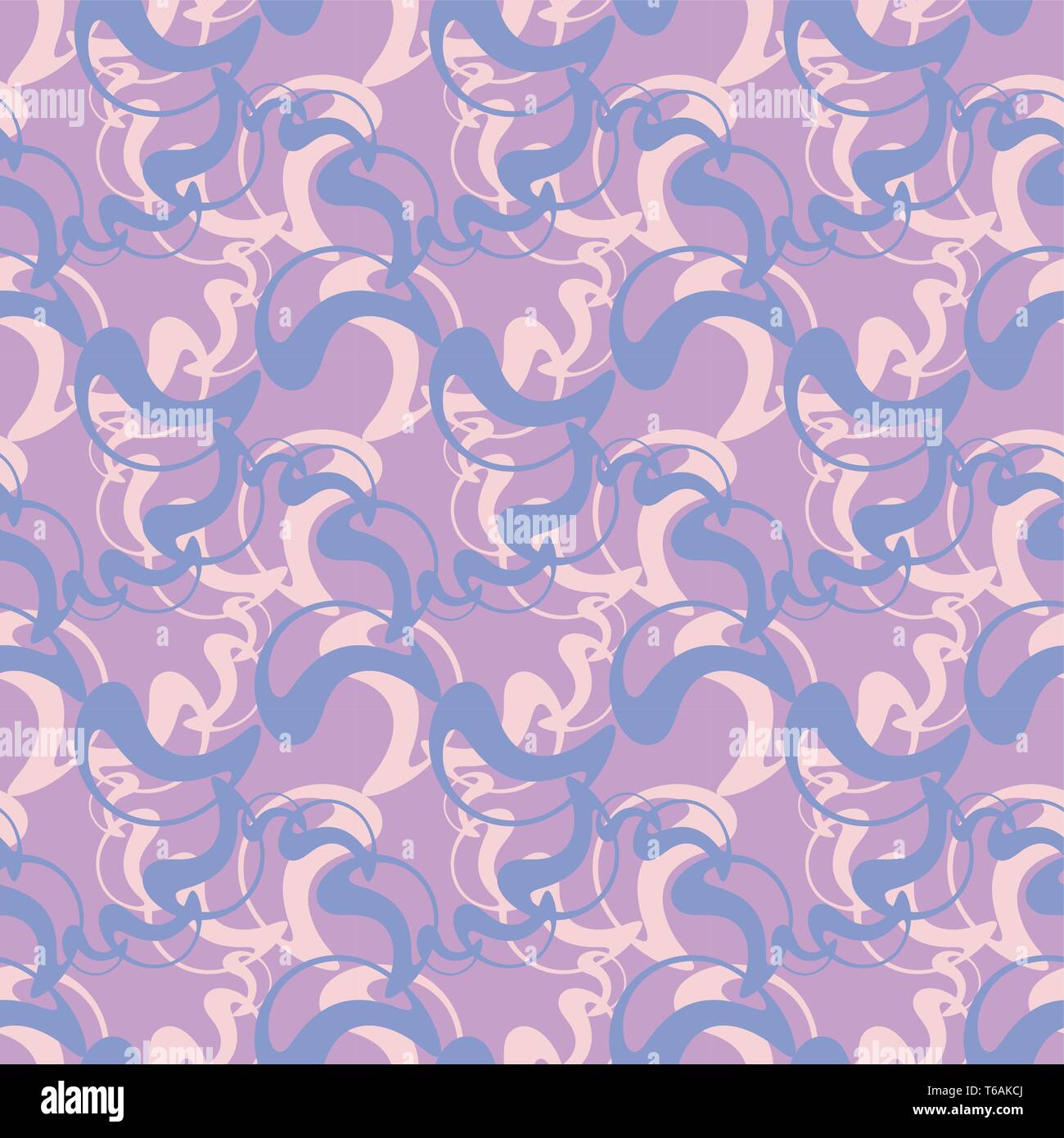 Abstract gli elementi del vettore sul modello di viola. Vintage design senza giunture per tessuto, web, carta da parati carta da imballaggio ecc. Illustrazione Vettoriale