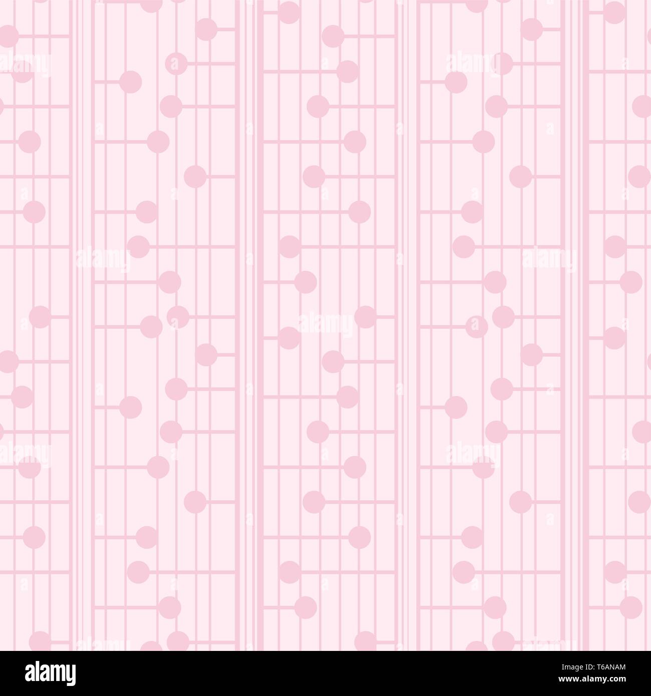 Geometrica astratta seamless pattern. Vettore punteggiata ornamento pallido per i tessili, carta da imballaggio, tessuto, carta da parati, web ecc. Illustrazione Vettoriale