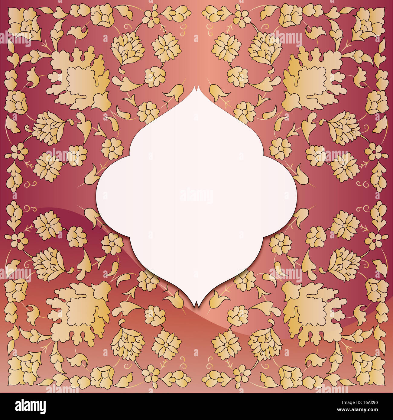 Coperchio ornamentale modello venti Foto Stock