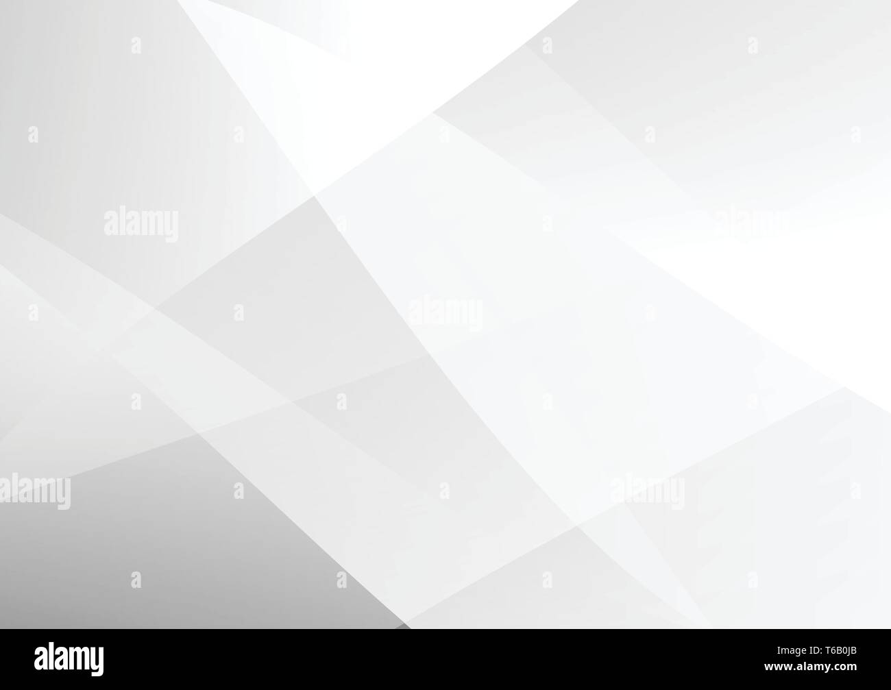 Colore bianco e grigio gradiente geometrico illustrazione astratta di texture di sfondo vettoriale Illustrazione Vettoriale