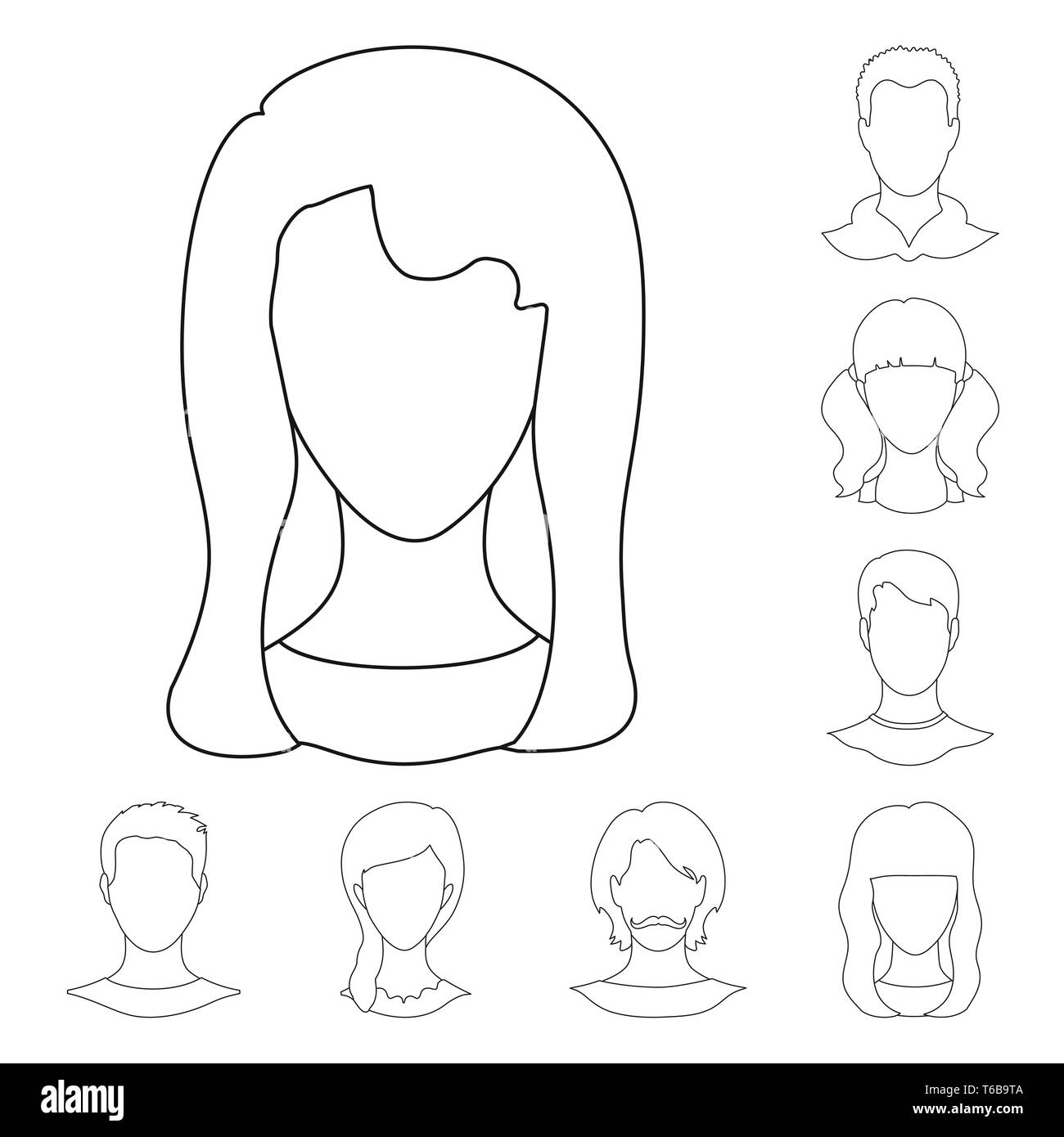 Vettore di progettazione professionale e foto logo. Raccolta dei professional e stock di profilo illustrazione vettoriale. Illustrazione Vettoriale