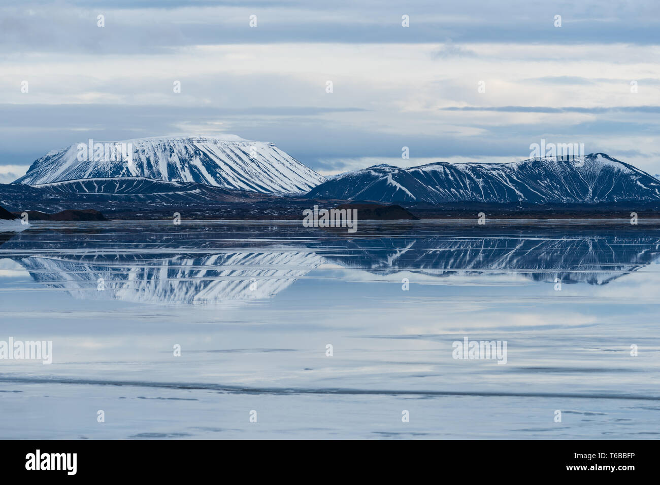 Il Lago Myvatn Islanda Foto Stock