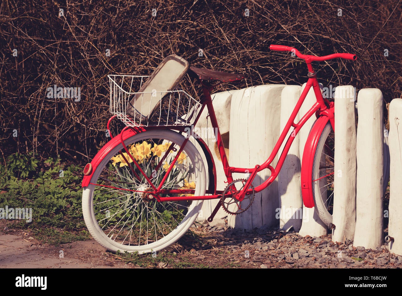 Unroadworthy bicicletta retrò Foto Stock