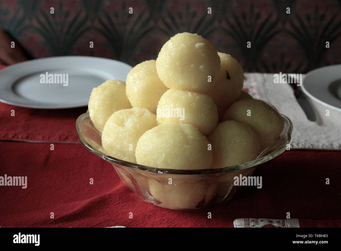 Tedesco della tradizione alimentare, gnocchi Foto Stock