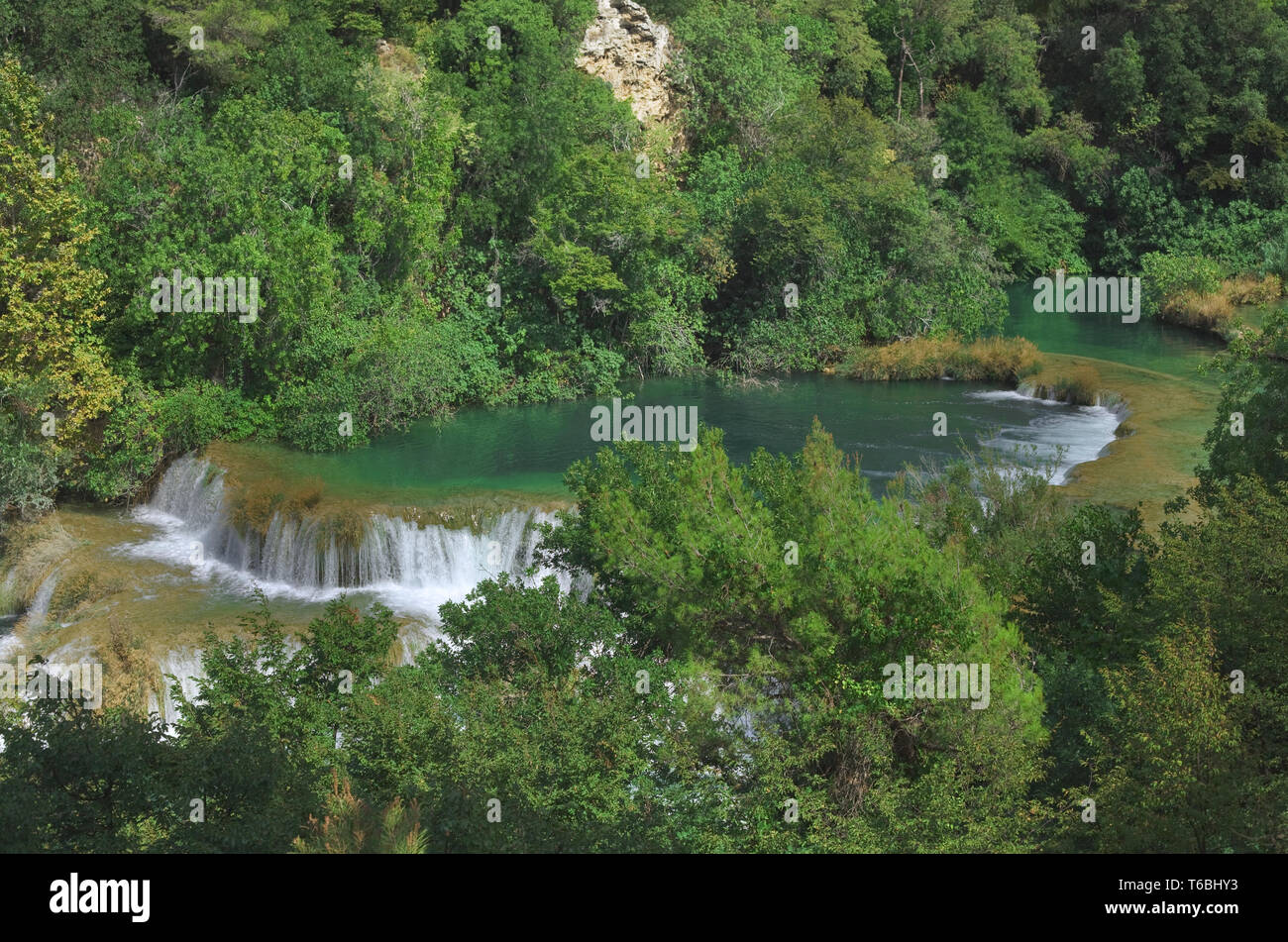 Cascate di Krka Croazia Foto Stock