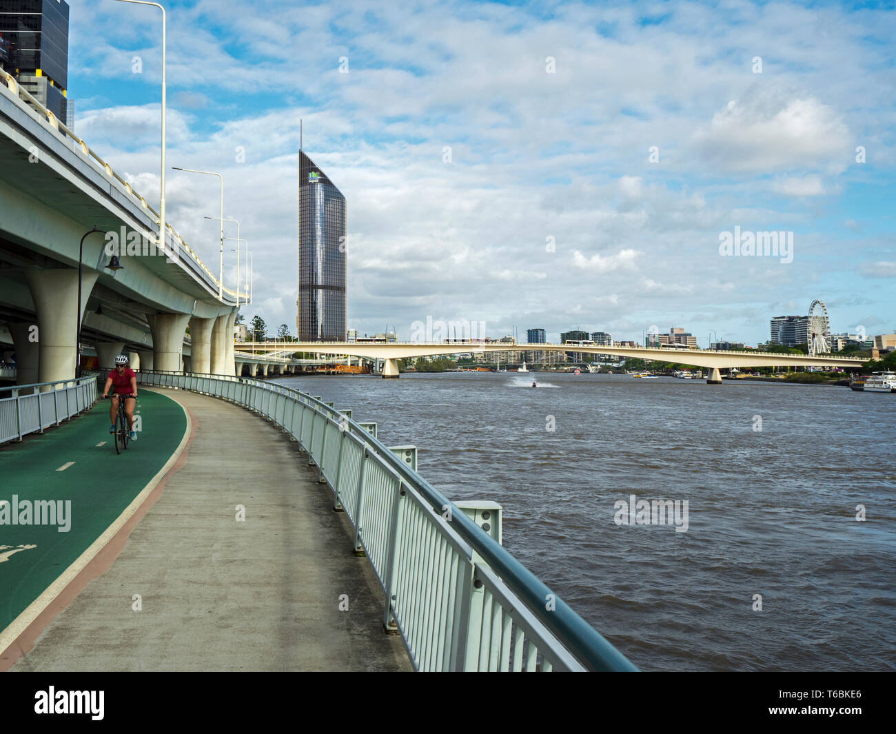 La città di Brisbane Queensland Australia scene Foto Stock