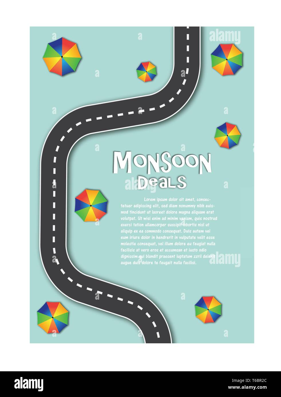 Offerte di monsone Illustrazione Vettoriale