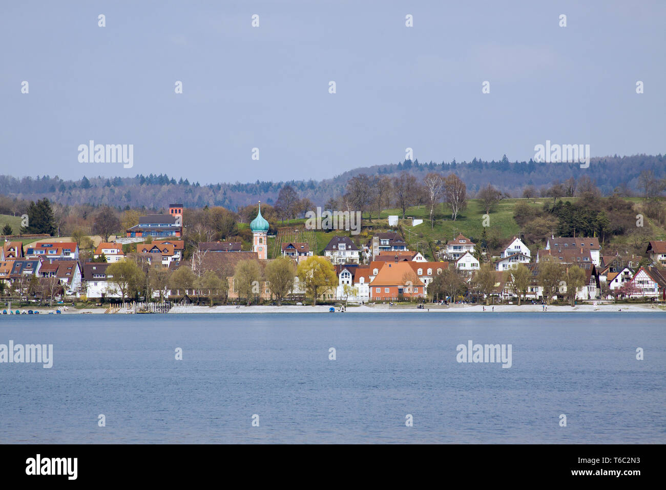 Il lago di Costanza, Alpine foreland, Germania meridionale Foto Stock