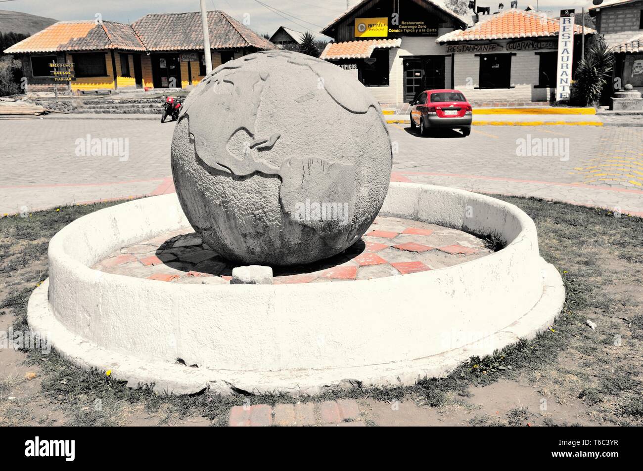 La Bola de Guachala Ecuador Foto Stock