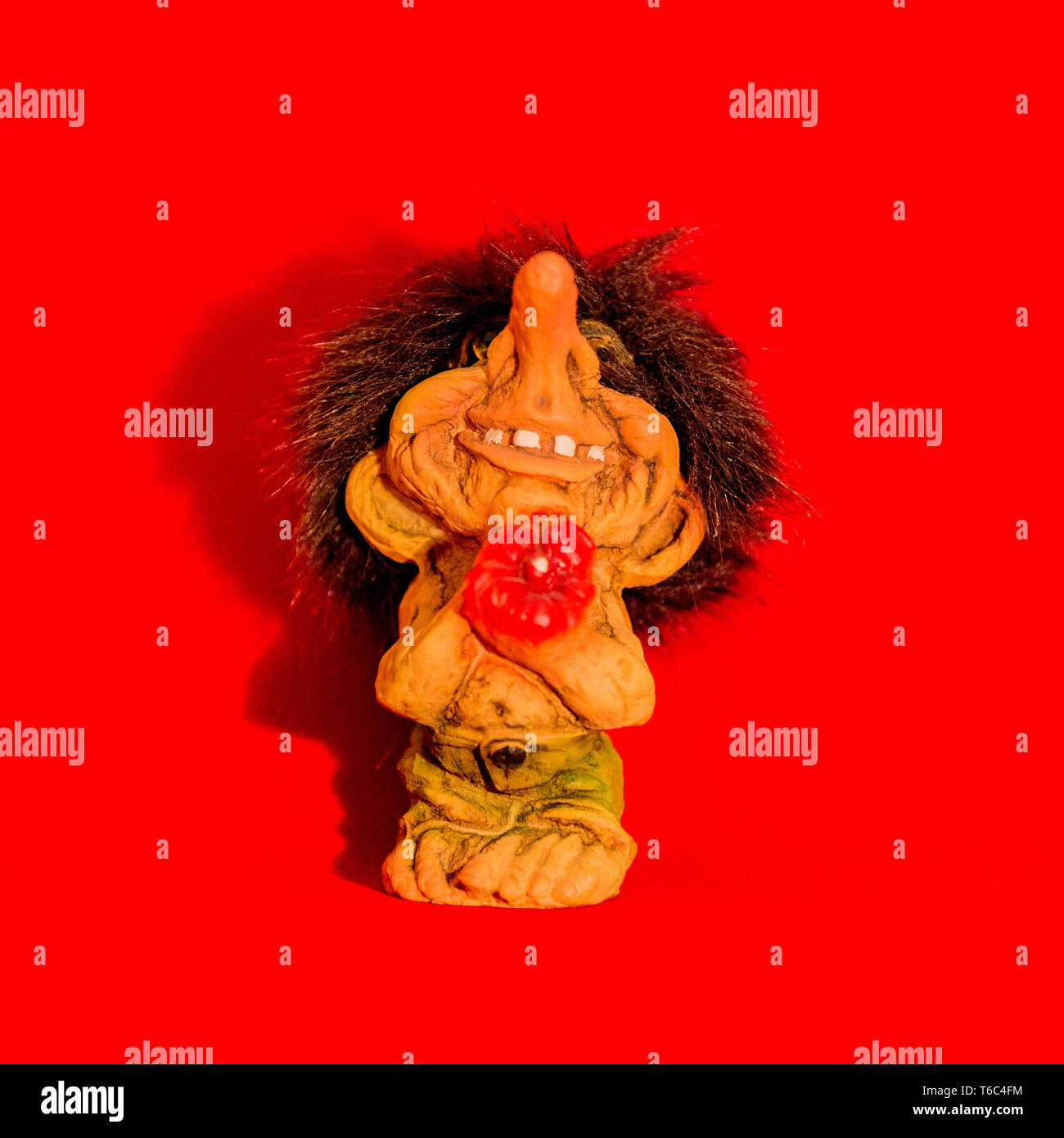 Souvenir troll norvegese Foto Stock