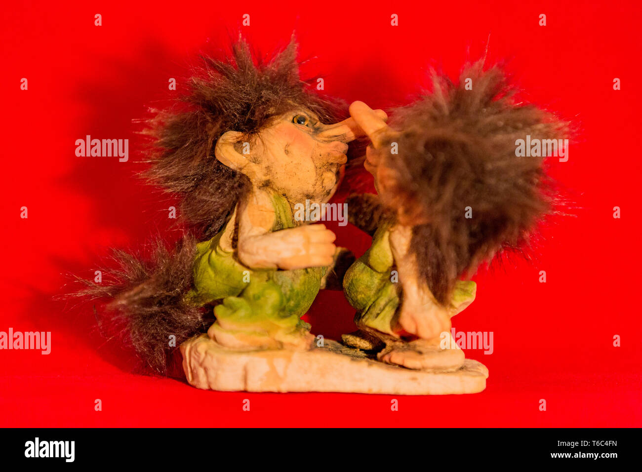 Souvenir troll norvegese Foto Stock