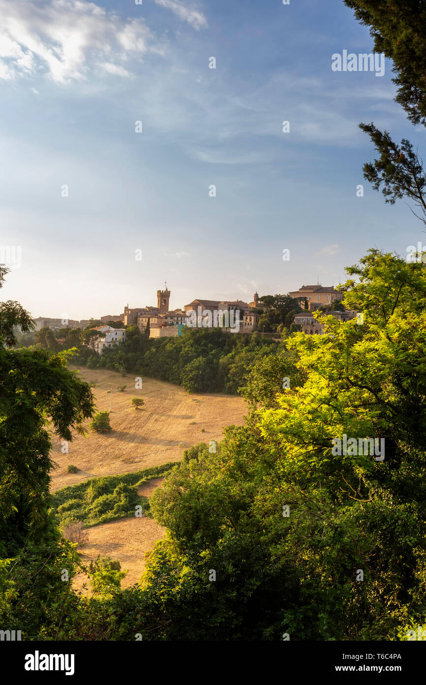 L'Italia, Marche. Distretto di Macerata. Recanati. Foto Stock