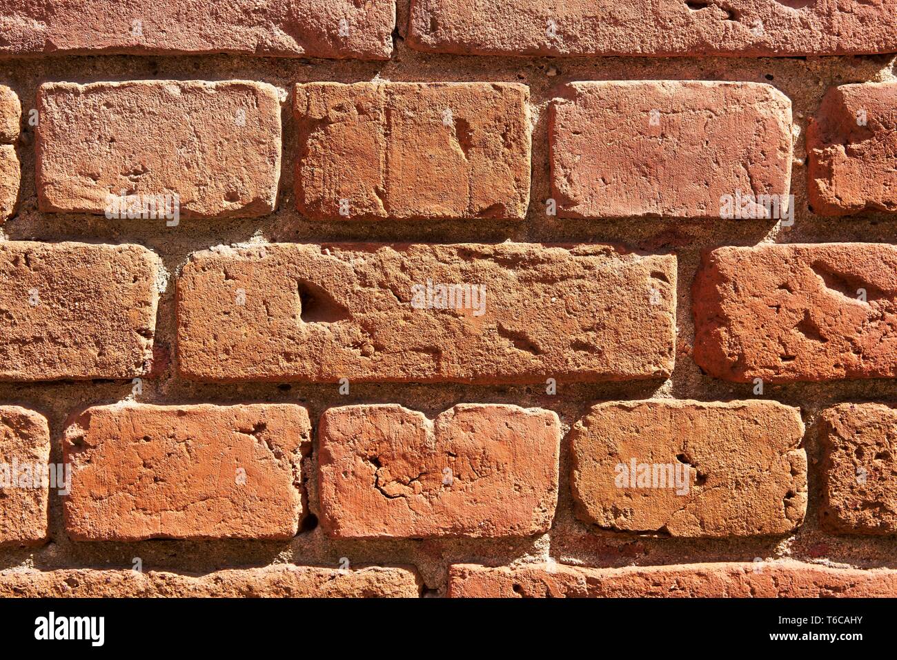 Vecchio muro di mattoni Foto Stock