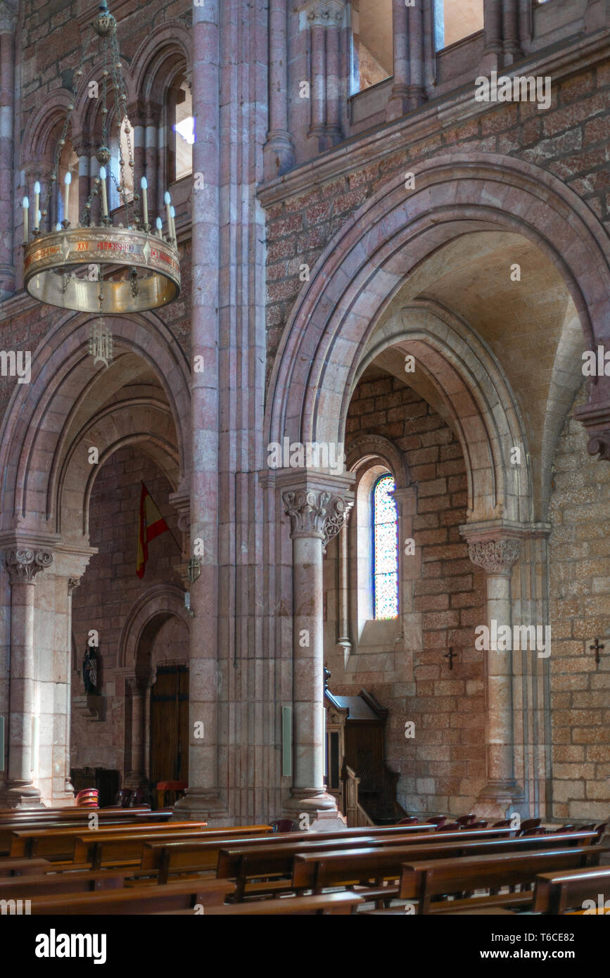 Basilica di Santa Maria la Real di Covadonga Foto Stock