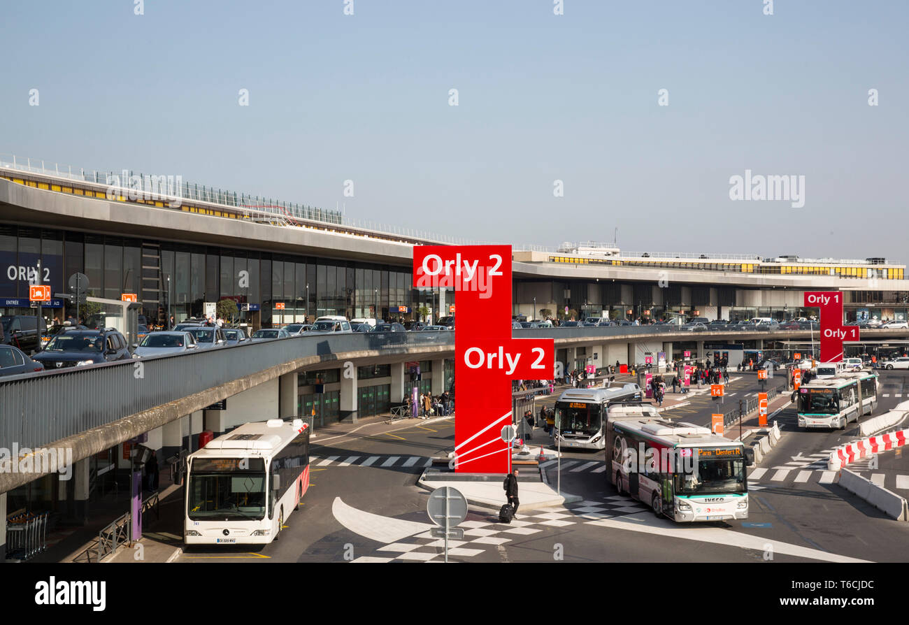 Nuovo Paris Orly Airport 1-2-3-4 Foto stock - Alamy