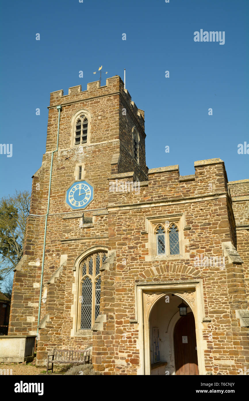 Chiesa di St Andrews l Apostolo in Ampthill, Bedfordshire, Inghilterra Foto Stock