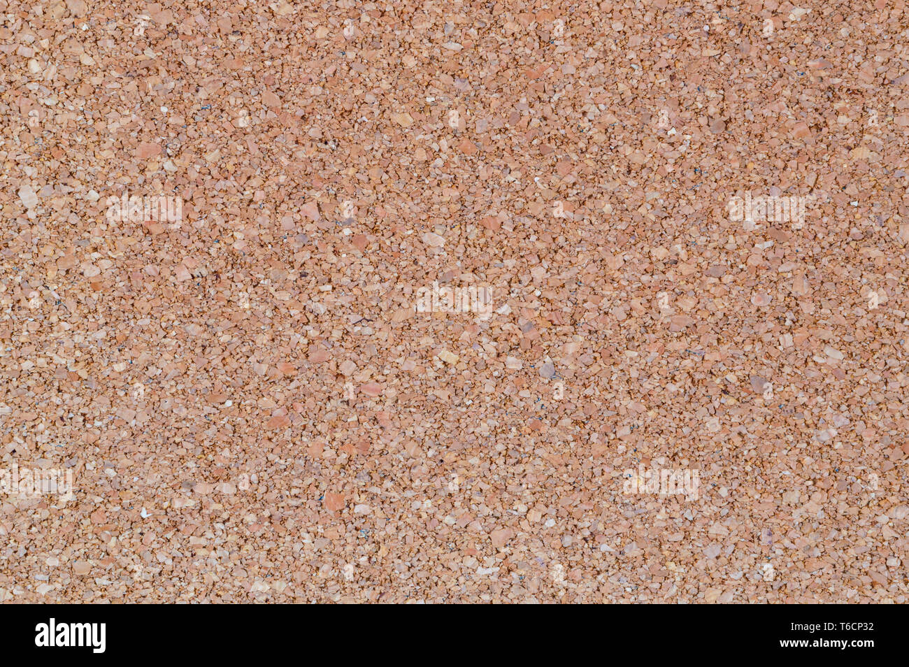 Brown textured cork sullo sfondo della scheda Foto Stock