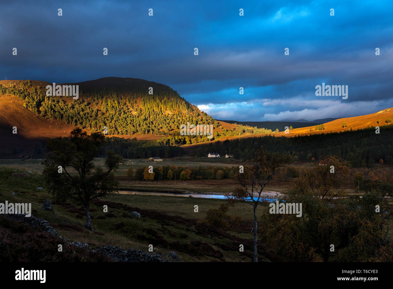 Braemar; Dee Valley View; Scozia - UK Foto Stock