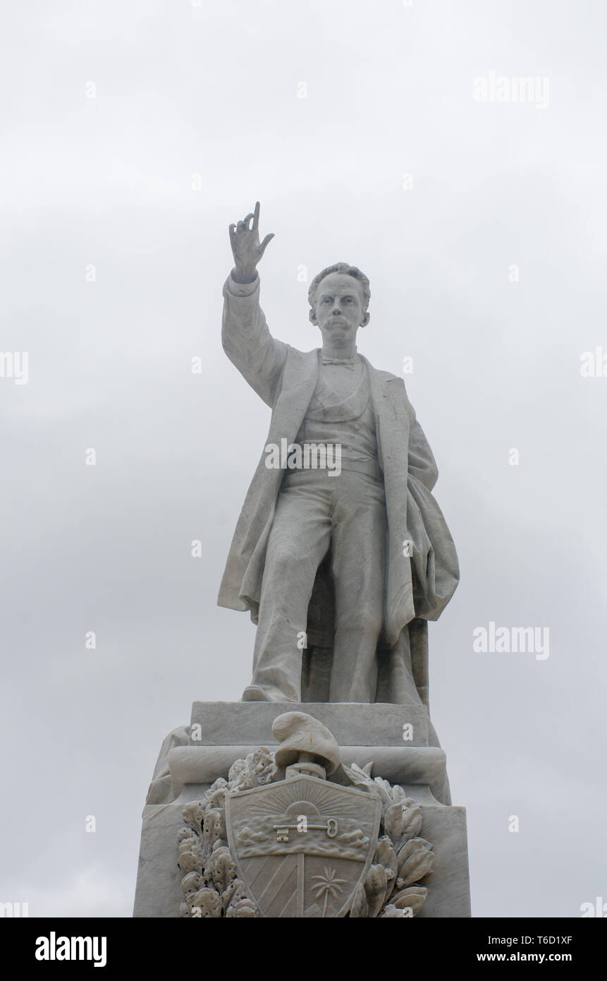 Statua di Jose Marti Havana Foto Stock