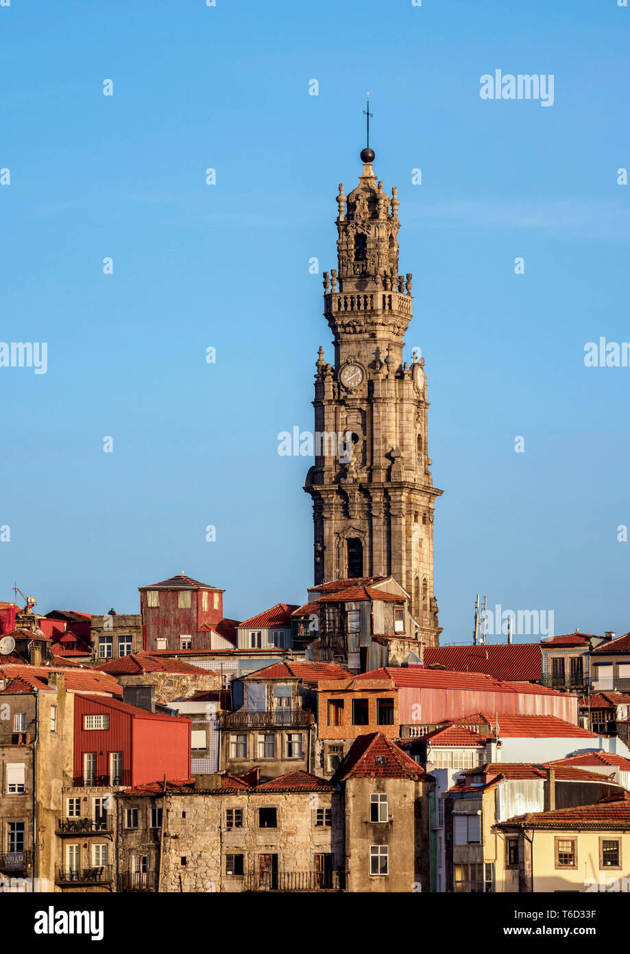 Torre Clerigos, Porto, Portogallo Foto Stock