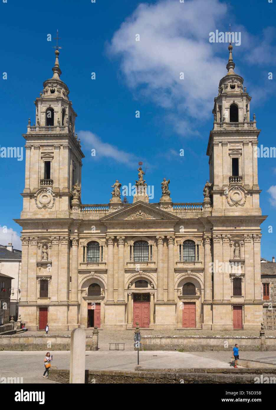 Spagna Galizia, Lugo, Cattedrale Foto Stock